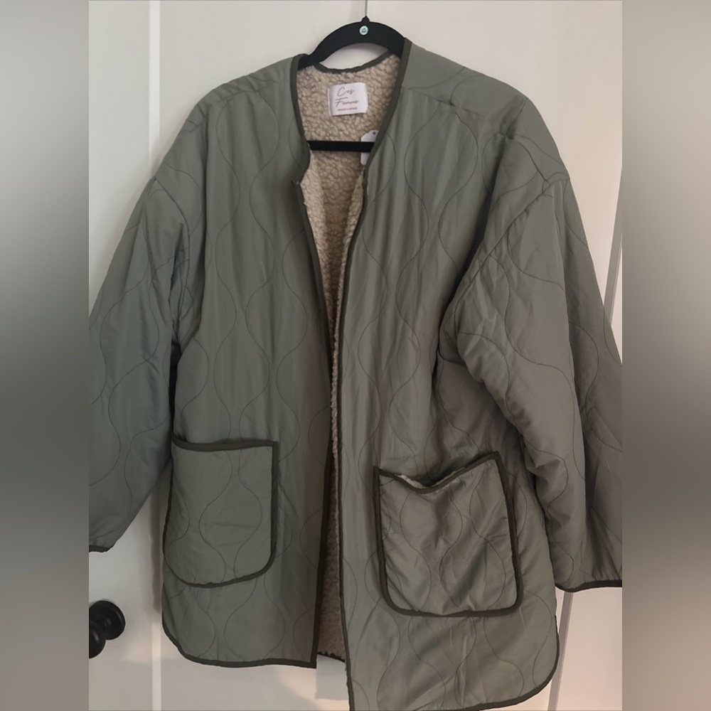 Ces Femme Women's Small/Medium Green Sperpa Long Sleeve Jacket